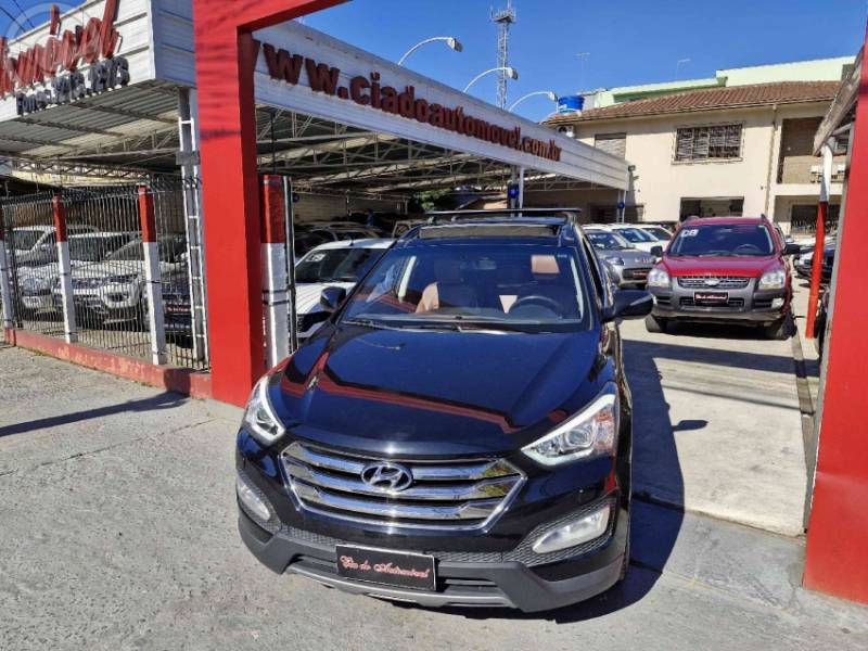 HYUNDAI - SANTA FÉ 3.3 MPFI 4X4 7 LUGARES V6 270CV 4P AUTOMÁTICO - 2013/2014 - PRETA - R$ 89.000,00