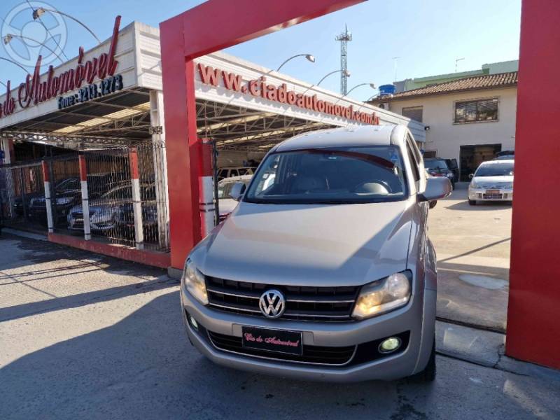 VOLKSWAGEN - AMAROK 2.0 HIGHLINE 4X4 CD 16V TURBO INTERCOOLER DIESEL 4P AUTOMÁTICO - 2012/2013 - CHAMPAGNE - R$ 86.000,00