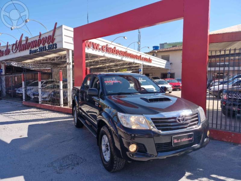 TOYOTA - HILUX 3.0 SR 4X4 CD 16V TURBO INTERCOOLER DIESEL 4P AUTOMÁTICO - 2012/2013 - PRETA - R$ 129.000,00