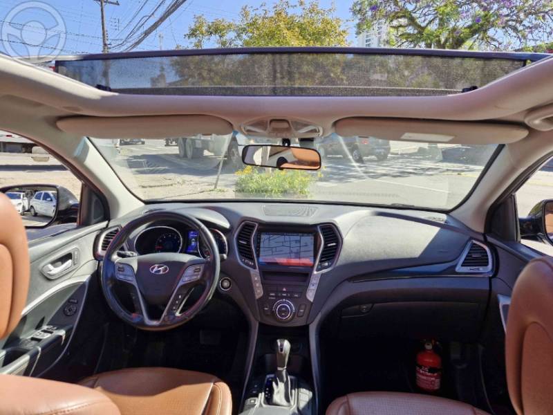 HYUNDAI - SANTA FÉ 3.3 MPFI 4X4 7 LUGARES V6 270CV 4P AUTOMÁTICO - 2013/2014 - PRETA - R$ 89.000,00