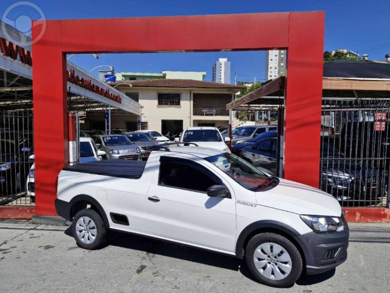 VOLKSWAGEN - SAVEIRO 1.6 MSI ROBUST CS 8V FLEX 2P MANUAL - 2017/2018 - BRANCA - R$ 52.900,00