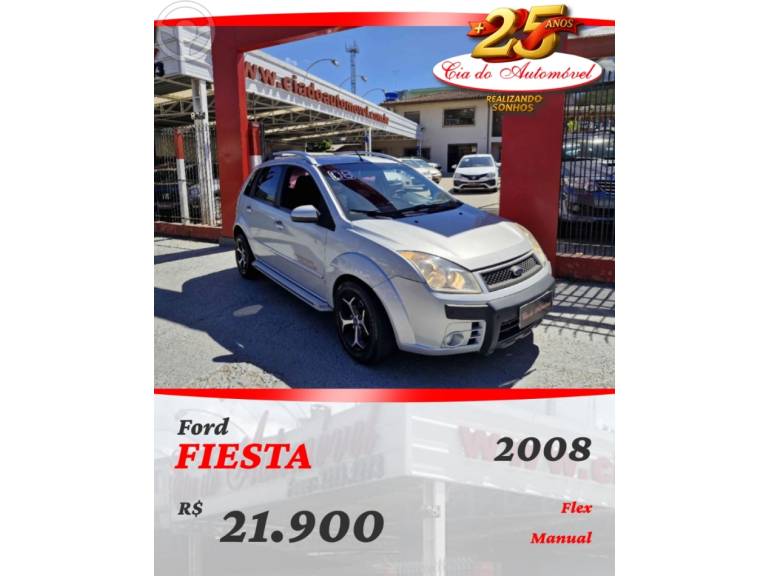 FORD - FIESTA 1.0 MPI TRAIL HATCH 8V FLEX 4P MANUAL - 2007/2008 - PRATA - R$ 21.900,00