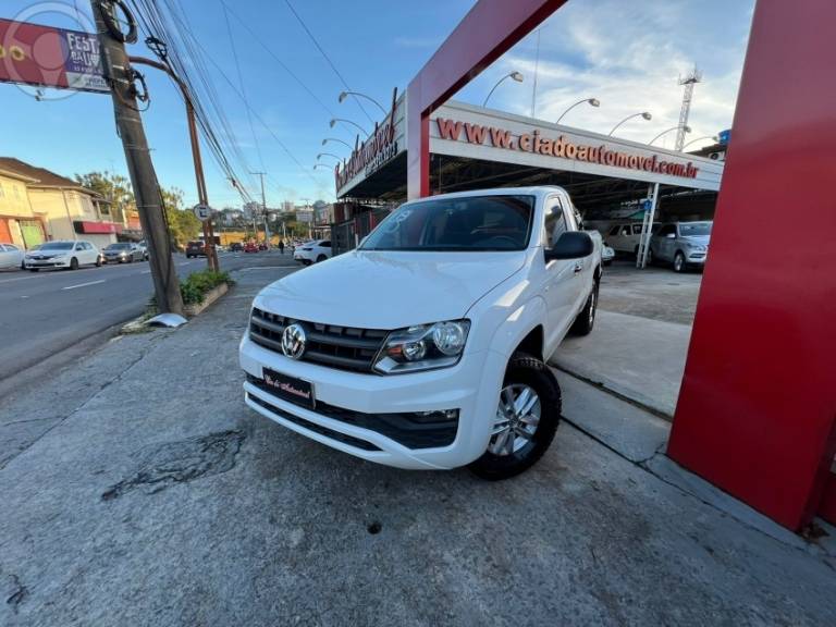 VOLKSWAGEN - AMAROK 2.0 4X4 CS 16V TURBO INTERCOOLER DIESEL 2P MANUAL - 2018/2019 - BRANCA - R$ 109.000,00