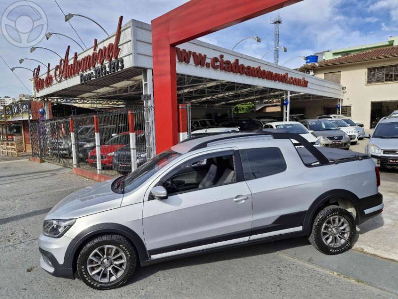 VOLKSWAGEN - SAVEIRO 1.6 CROSS CD 16V FLEX 2P MANUAL - 2016/2017 - PRATA - R$ 74.900,00