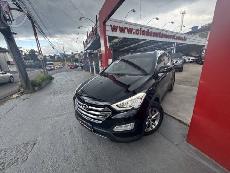 HYUNDAI - SANTA FÉ 3.3 MPFI 4X4 7 LUGARES V6 270CV 4P AUTOMÁTICO - 2013/2014 - PRETA - R$ 89.000,00