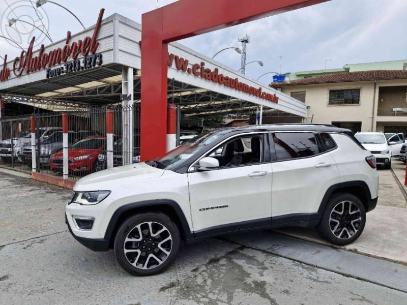 JEEP - COMPASS 2.0 16V DIESEL LIMITED 4X4 AUTOMÁTICO - 2020/2020 - BRANCA - R$ 126.900,00