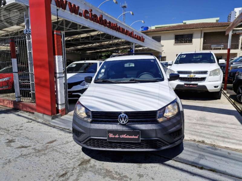 VOLKSWAGEN - SAVEIRO 1.6 MSI ROBUST CS 8V FLEX 2P MANUAL - 2017/2018 - BRANCA - R$ 52.900,00