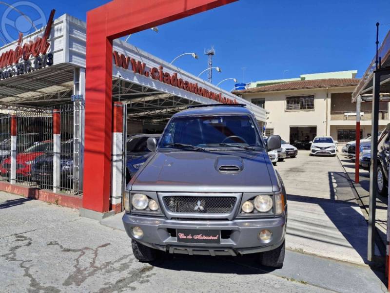 MITSUBISHI - L200 2.5 GLS HPE 4X4 CD 8V TURBO DIESEL 4P MANUAL - 2002/2003 - CINZA - R$ 54.900,00