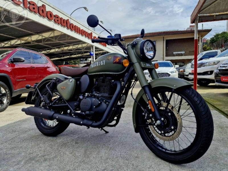 ROYAL ENFIELD - CLASSIC CLASSIC 350CC - 2024/2025 - CINZA - R$ 21.990,00