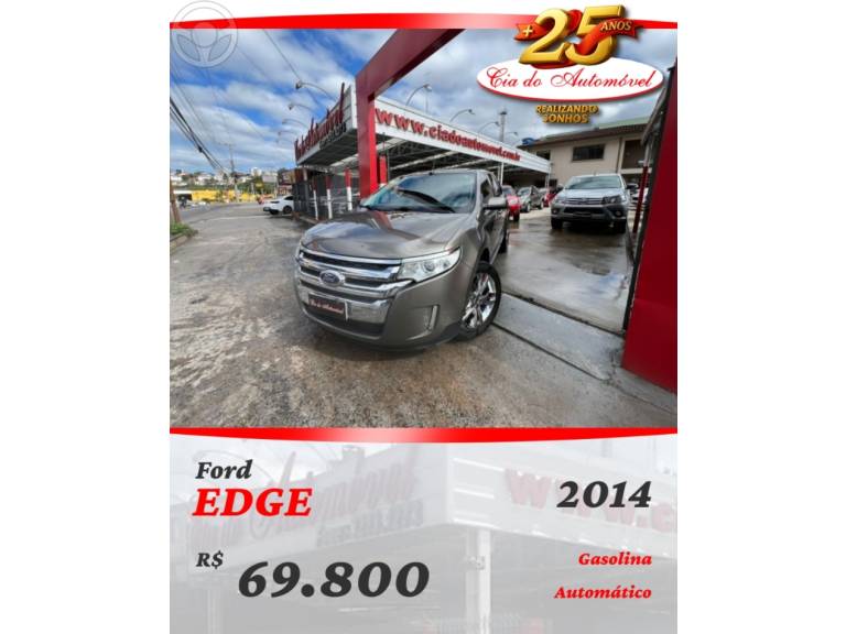 FORD - EDGE 3.5 LIMITED AWD V6 24V 4P AUTOMÁTICO - 2014/2014 - CINZA - R$ 69.800,00