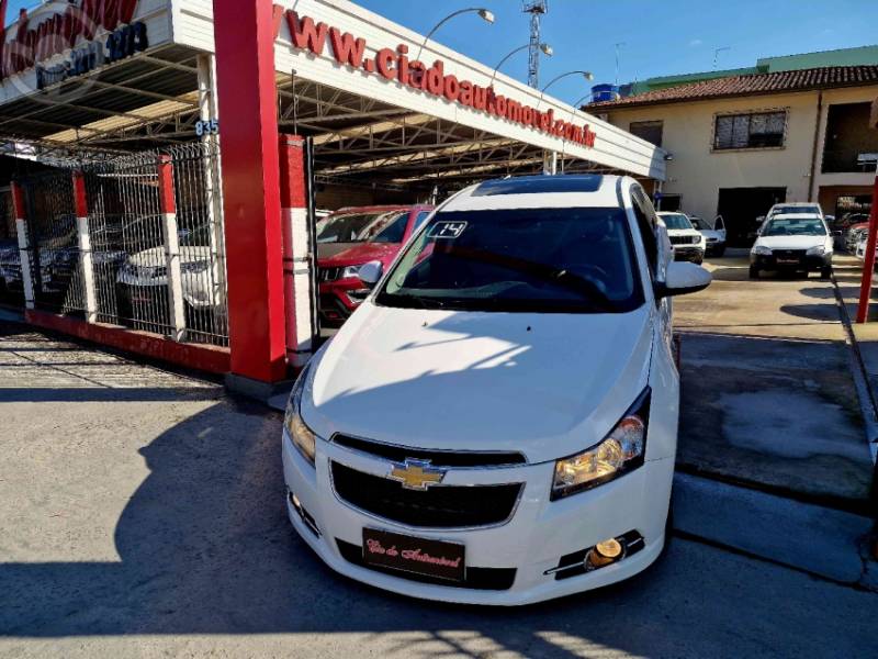 CHEVROLET - CRUZE 1.8 LTZ SPORT6 16V FLEX 4P AUTOMÁTICO - 2013/2014 - BRANCA - R$ 66.900,00