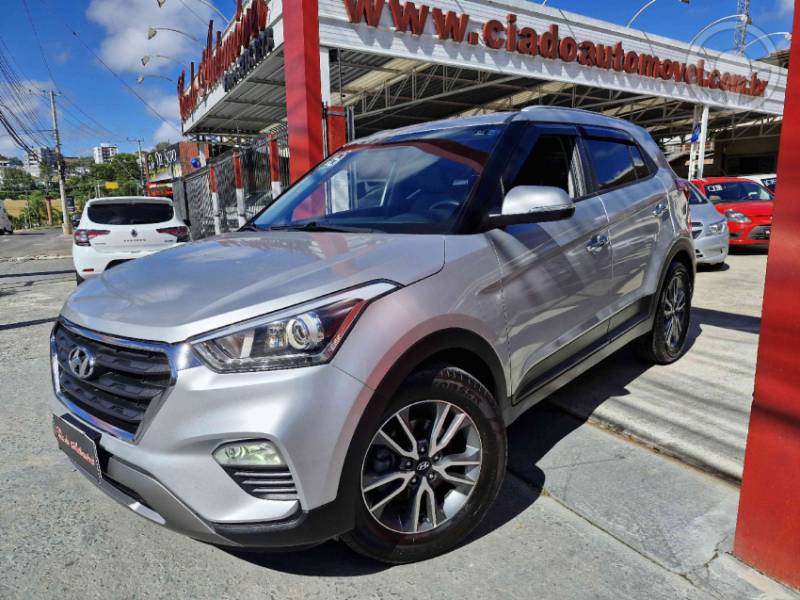 HYUNDAI - CRETA 2.0 16V FLEX PRESTIGE AUTOMÁTICO - 2018/2018 - PRATA - R$ 92.000,00