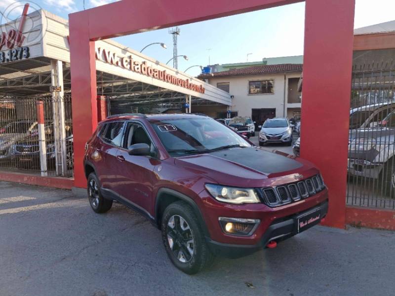 JEEP - COMPASS 2.0 16V DIESEL TRAILHAWK 4X4 AUTOMÁTICO - 2016/2017 - BORDO - R$ 109.000,00