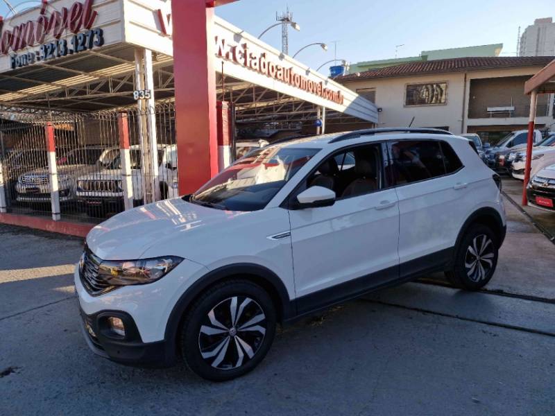 VOLKSWAGEN - T-CROSS 1.0 COMFORTLINE TSI FLEX 4P AUTOMÁTICO - 2021/2021 - BRANCA - R$ 113.000,00