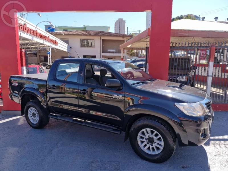 TOYOTA - HILUX 3.0 SR 4X4 CD 16V TURBO INTERCOOLER DIESEL 4P AUTOMÁTICO - 2012/2013 - PRETA - R$ 129.000,00