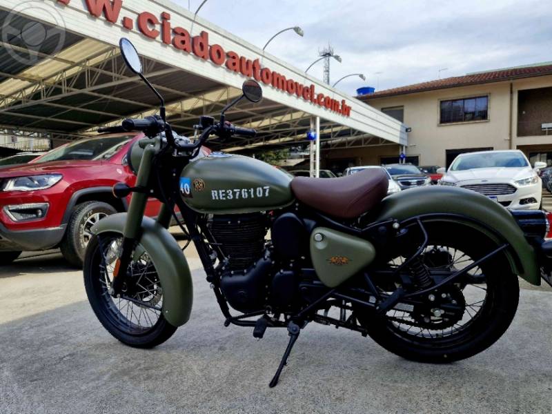ROYAL ENFIELD - CLASSIC CLASSIC 350CC - 2024/2025 - CINZA - R$ 21.990,00