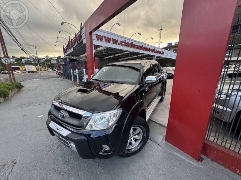 TOYOTA - HILUX 3.0 SRV 4X4 CD 16V TURBO INTERCOOLER DIESEL 4P AUTOMÁTICO - 2009/2009 - PRETA - R$ 103.000,00