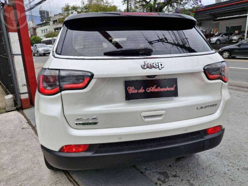 JEEP - COMPASS 2.0 16V DIESEL LIMITED 4X4 AUTOMÁTICO - 2020/2020 - BRANCA - R$ 126.900,00