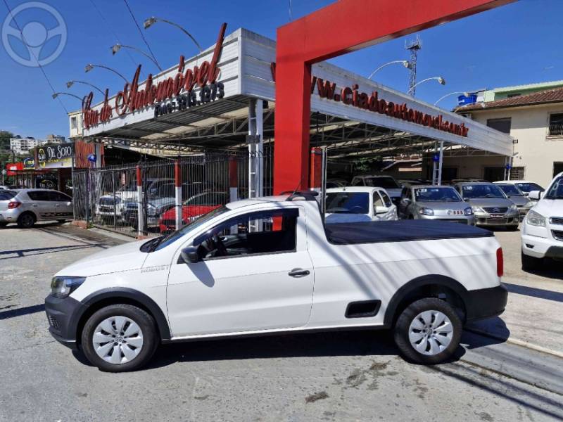 VOLKSWAGEN - SAVEIRO 1.6 MSI ROBUST CS 8V FLEX 2P MANUAL - 2017/2018 - BRANCA - R$ 52.900,00