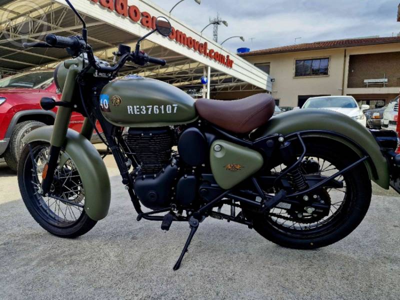 ROYAL ENFIELD - CLASSIC CLASSIC 350CC - 2024/2025 - CINZA - R$ 21.990,00