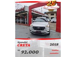 HYUNDAI - CRETA 2.0 16V FLEX PRESTIGE AUTOMÁTICO - 2018/2018 - PRATA - R$ 92.000,00