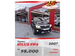TOYOTA - HILUX SW4 3.0 SRV 4X4 16V TURBO INTERCOOLER DIESEL 4P AUTOMÁTICO - 2006/2007 - PRETA - R$ 98.000,00