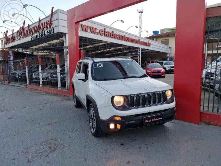 JEEP - RENEGADE 2.0 16V TURBO DIESEL LONGITUDE 4P 4X4 AUTOMÁTICO - 2019/2019 - BRANCA - R$ 89.800,00