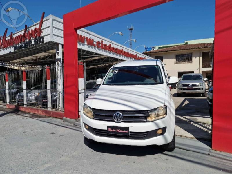 VOLKSWAGEN - AMAROK 2.0 TRENDLINE 4X4 CD 16V TURBO INTERCOOLER DIESEL 4P AUTOMÁTICO - 2014/2014 - BRANCA - R$ 98.900,00