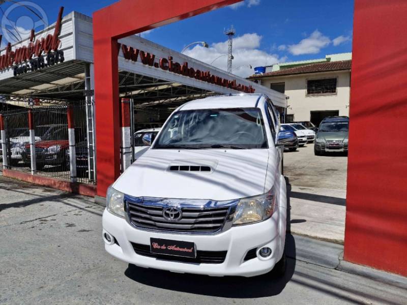 TOYOTA - HILUX 3.0 SRV TOP 4X4 CD 16V TURBO INTERCOOLER DIESEL 4P AUTOMÁTICO - 2014/2015 - BRANCA - R$ 149.000,00