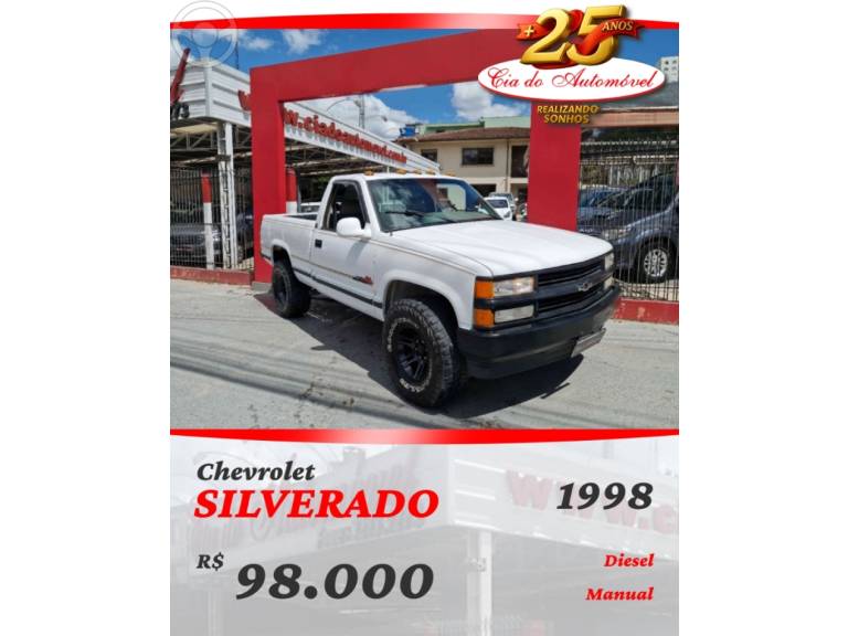 CHEVROLET - SILVERADO 4.2 CONQUEST 4X2 CS 18V TURBO INTERCOOLER DIESEL 2P MANUAL - 1998/1998 - BRANCA - R$ 98.000,00