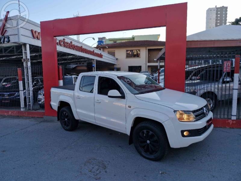 VOLKSWAGEN - AMAROK 2.0 TRENDLINE 4X4 CD 16V TURBO INTERCOOLER DIESEL 4P AUTOMÁTICO - 2014/2014 - BRANCA - R$ 99.000,00