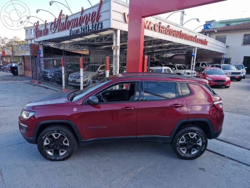 JEEP - COMPASS 2.0 16V DIESEL TRAILHAWK 4X4 AUTOMÁTICO - 2016/2017 - BORDO - R$ 109.000,00
