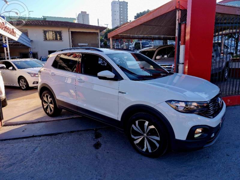 VOLKSWAGEN - T-CROSS 1.0 COMFORTLINE TSI FLEX 4P AUTOMÁTICO - 2021/2021 - BRANCA - R$ 113.000,00