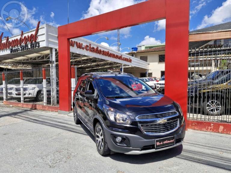 CHEVROLET - SPIN 1.8 ACTIV 8V FLEX 4P AUTOMÁTICO - 2017/2018 - PRETA - R$ 62.900,00
