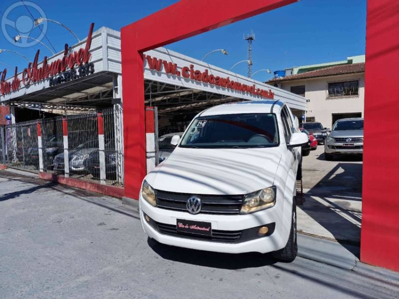 VOLKSWAGEN - AMAROK 2.0 TRENDLINE 4X4 CD 16V TURBO INTERCOOLER DIESEL 4P AUTOMÁTICO - 2014/2014 - BRANCA - R$ 98.900,00