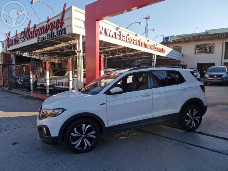 VOLKSWAGEN - T-CROSS 1.0 COMFORTLINE TSI FLEX 4P AUTOMÁTICO - 2021/2021 - BRANCA - R$ 113.000,00