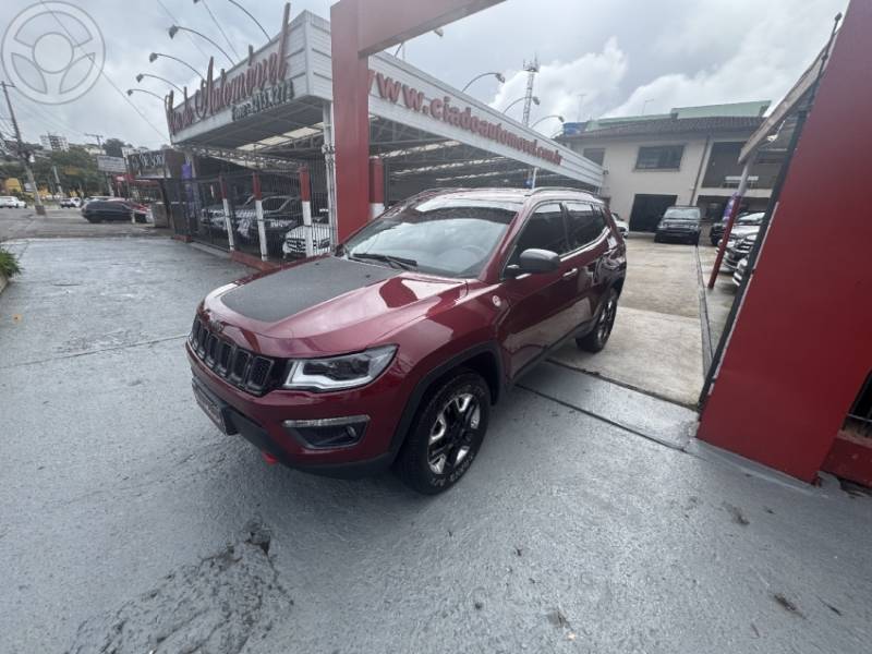 JEEP - COMPASS 2.0 16V DIESEL TRAILHAWK 4X4 AUTOMÁTICO - 2016/2017 - BORDO - R$ 112.000,00