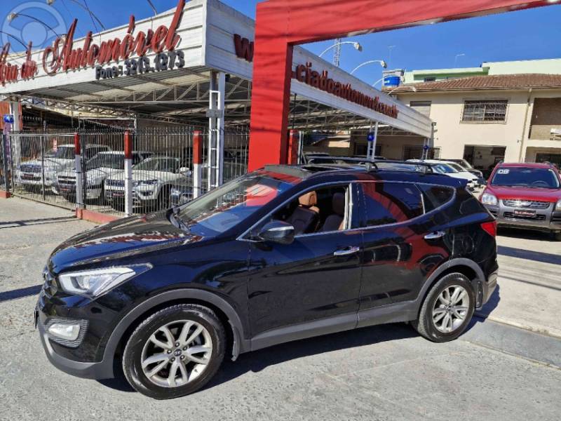 HYUNDAI - SANTA FÉ 3.3 MPFI 4X4 7 LUGARES V6 270CV 4P AUTOMÁTICO - 2013/2014 - PRETA - R$ 89.000,00