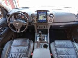 VOLKSWAGEN - AMAROK 2.0 HIGHLINE 4X4 CD 16V TURBO INTERCOOLER DIESEL 4P MANUAL - 2010/2011 - MARROM - R$ 69.800,00